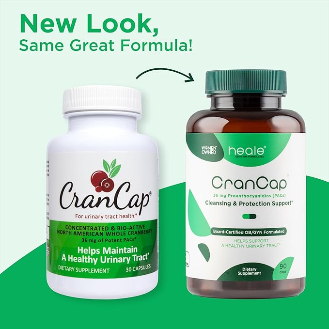 Cranberry Pills for Urinary Tract Health - 90 Count 36mg of Potent PACs - Cranberry Extract Helps Cleanse &amp Protect The Urinary Tract from A UTI - Non-GMO Vegan and Gluten-Free