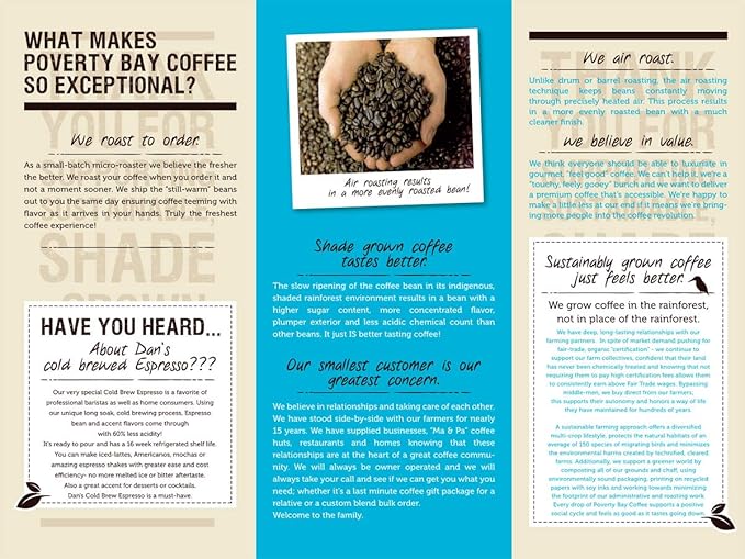 Alice Lake Organic Dark Roast Ground Coffee Beans - Freshly Roasted by Poverty Bay Coffee Company 2lb Bag