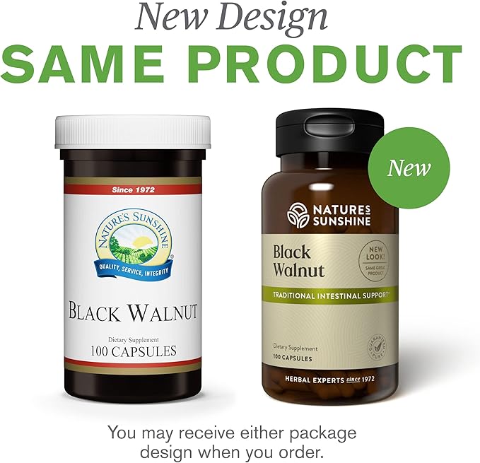 Nature's Sunshine Black Walnut 100 Capsules