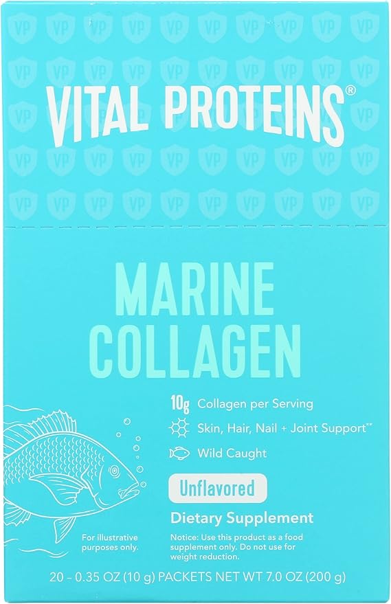 Vital Proteins Marine Collagen Stick Unflavored 10 Gm 0.35 Ounce (Pack of 20)