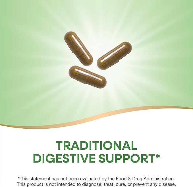 Nature's Way Goldenseal Root Traditional Digestive Support* Contains Berberine Non-GMO Project Verified Vegan 100 Capsules (Packaging May Vary)