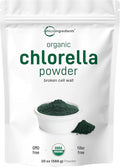 Micro Ingredients Organic Chlorella Powder 20 Ounces | Broken Cell Wall for Complete Absorption | Raw Superfood Supplement Rich in Protein &amp Vitamins | Non-GMO Vegan Non-Irradiated