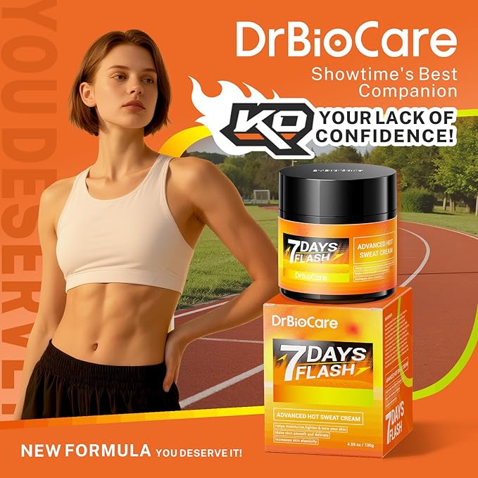 DrBioCare Living Collagen L-Carnitine Complex Supplement and Advanced Hot Sweat Cream