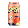 SunSip Prebiotic Soda by Health-Ade Better-for-You Soda Swap Beverage with Vitamins &amp Minerals Naturally Sweetened with 5g of Sugar Peach 11.5 oz (12 Pack)