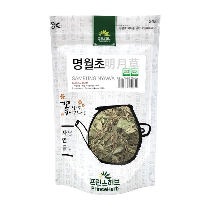 [Medicinal Korean Herb] Sambung Nyawa (Gynura procumbens/Ashitaba/Mingreye/명월초) Dried Loose leaves 2oz (56g)