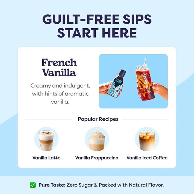 Coffee Concentrate - Cold Brew Coffee Perfect for Hot or Iced Instant Coffees Hot Drinks Cold Brew Concentrate 2 Pack - French Vanilla