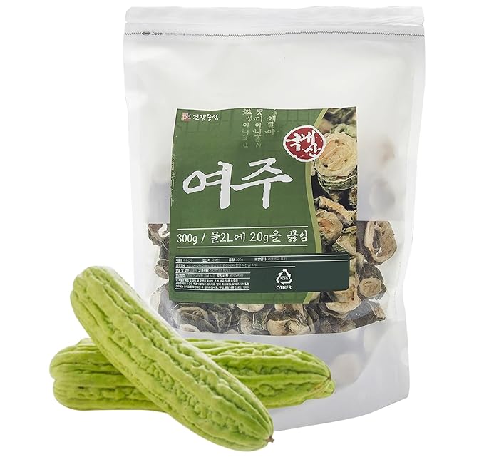 Dried Bitter Melon for Herbal Tea Infusion and Hot Water Brewing 10.58 oz (300g) Resealable Bag