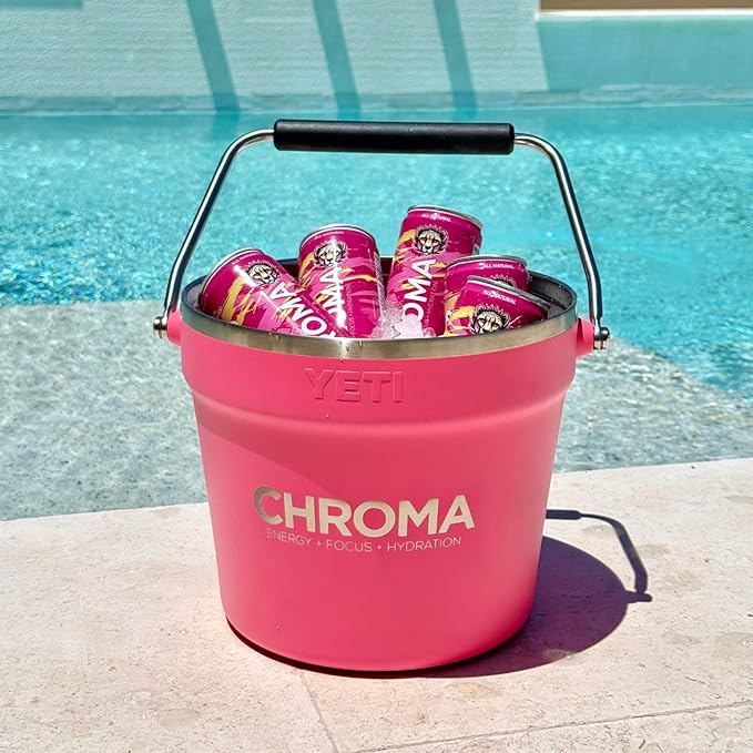 CHROMA All Natural Mushroom Energy Drink - Lion's Mane Cordyceps L-Theanine Beet Root Guarana Electrolytes Adaptogens Green Tea Caffeine. No crash or jitters. Energy Mood Focus Performance B