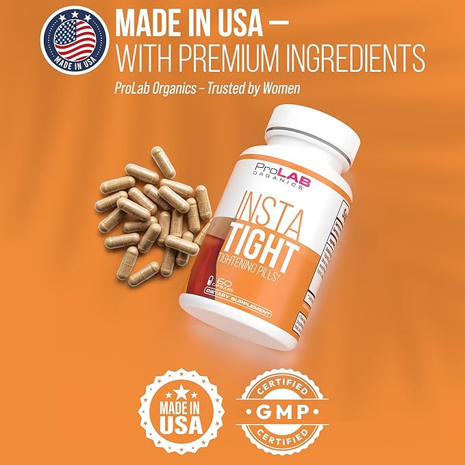 InstaTight Vaginal Tightening Pills – Natural Rejuvenation Supplement for Women. Supports Intimate Tone Firmness &amp pH Balance.