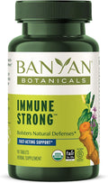 Banyan Botanicals Organic Immune Strong – Systemic Defense &amp Cellular Fortification – with Turmeric Tulsi &amp Ashwagandha for Year-Round Immune Support – 90 Tablets – USDA Organic