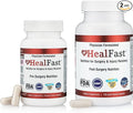 HealFast Complete Surgery &amp Injury Recovery Supplement: for Wound Scar Treatment &amp Bruising w/Vitamins Bromelain Quercetin &amp Probiotics (Pre+Post Op)