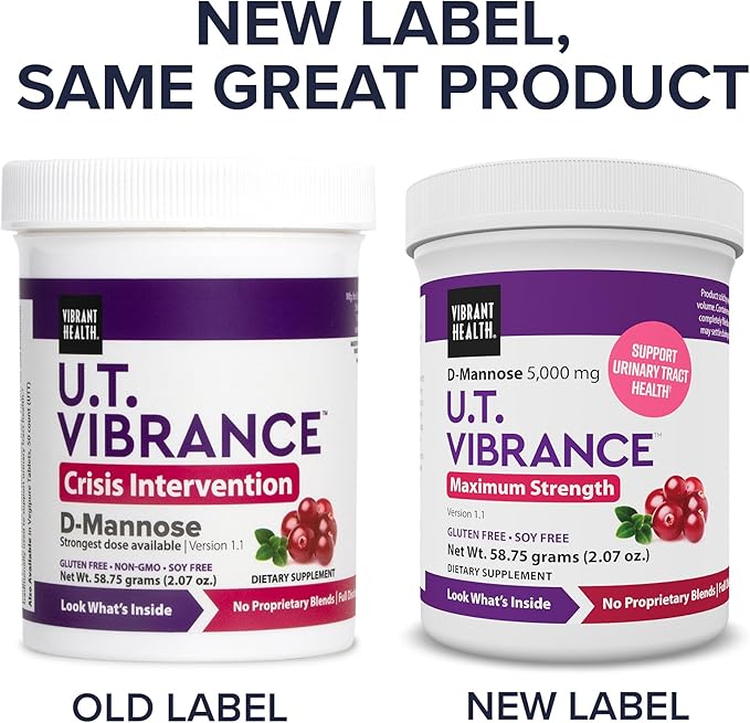 Vibrant Health U.T. Vibrance Powder Crisis Intervention for Urinary Tract Health 10 Servings