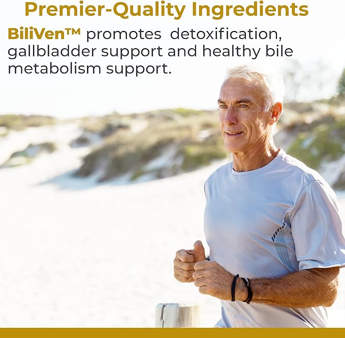 Premier Research Labs BiliVen -Gallbladder &amp Liver Cleanse Supplement Gallbladder Support Pills with Artichoke Extract Milk Thistle Vitamin B6 Beet Root Turmeric Curcumin- 60 Vegetarian Caps