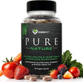 KaraMD Pure Nature | Greens Fruit and Veggies Supplement | Vitamins Fiber &amp Antioxidants | 20 Fruits and Vegetables Supplements for Energy &amp Digestion | Gluten Free &amp Vegan Friendly (30