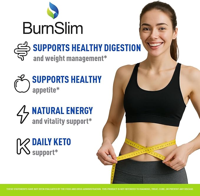 (5 Pack) Burn Slim Capsules - Official BurnSlim Weight Pills Advanced Premium Formula Support All Natural Burn Slim Vitamin Supplement For Overall Health &amp Wellness Reviews 300 Capsules For 5 Mo