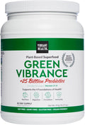 Vibrant Health Green Vibrance Includes 65 Plant-Based Superfoods 25 Billion Probiotics Fiber Adaptogens &amp Enzymes 83 Servings