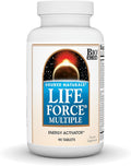 Source Naturals Life Force Multiple Daily Multivitamin High Potency Essential Vitamins Minerals Antioxidants &amp Nutrients - Energy &amp Immune Boost - 90 Tablets