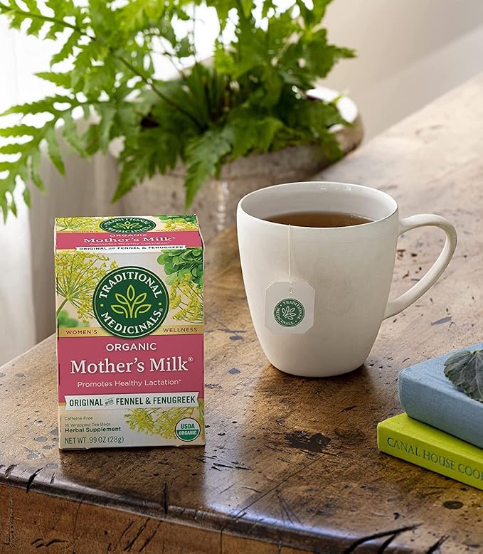 Traditional Medicinals Organic Mother’s Milk Herbal Tea Promotes Healthy (16 Count (Pack of 4))