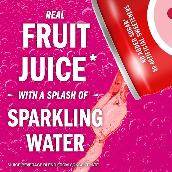 IZE Strawberry Sparkling Juice - 6pk/8.4 fl oz Cans