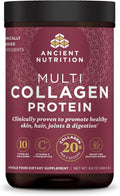 Ancient Nutrition Hydrolyzed Collagen Peptides Powder Unflavored Multi Collagen Powder Packets for Women and Men with Vitamin C 24 Servings Supports Skin and Nails Gut Health
