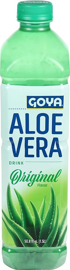 Goya Aloe Vera Drink Original Flavor 50.8 Fl Oz (Pack of 12)