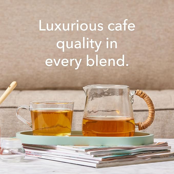 Literary Tea Collection Assorted Tea Gift Set - Hand-Crafted Loose Leaf Teas Presentation Gift Box with Loose Leaf Steeper Included - Mixed Caffeine - 5 Unique and Flavorful Teas 75+ Cups
