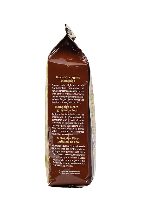 Coffee Fool's Organic Fair Trade Nicaraguan Matagalpa (Whole Bean)