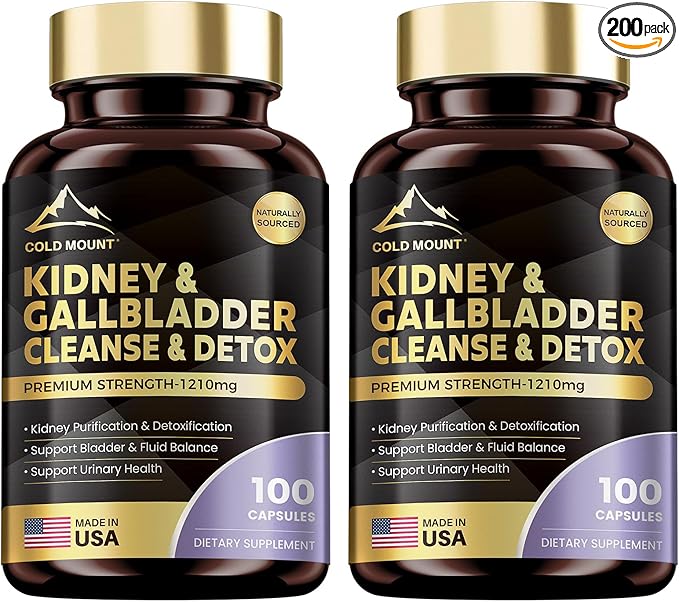 Kidney Cleanse Supplement - Support Kidneys &amp Urinary Tract Health 200 Capsules