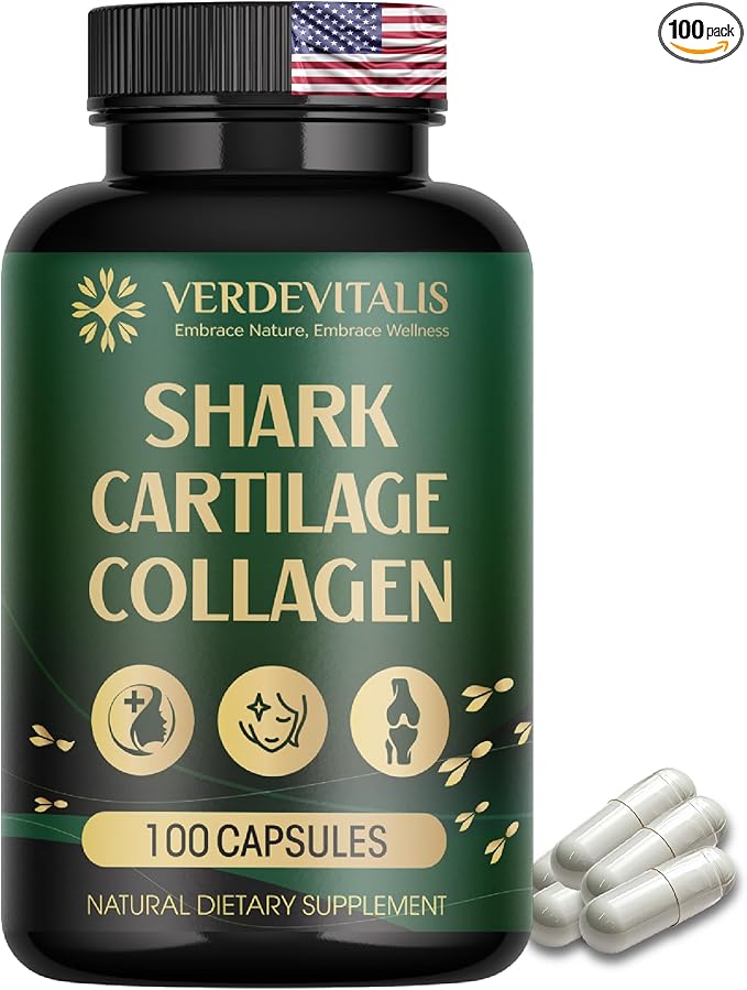 Fish Collagen Peptides Capsules – 100 Capsules | Fish Collagen Peptides | Supports Hair Skin Nails Joints &amp Bones | Gluten-Free Non-GMO | Made in USA