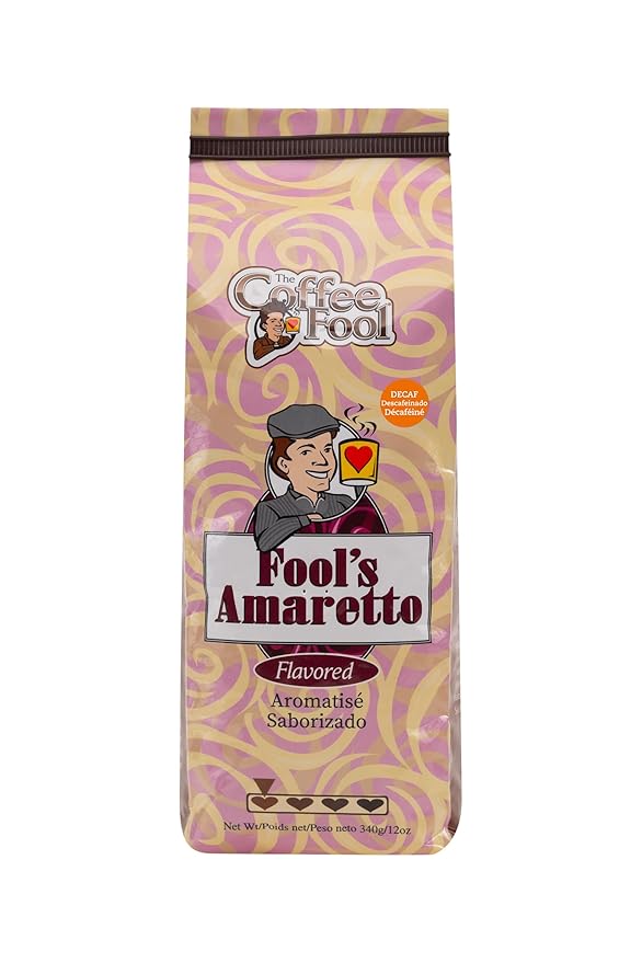 Coffee Fool's Decaf Amaretto (Whole Bean)