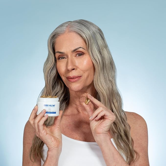 Beverly Hills MD Dermal Repair Anti-Aging Supplement - Hyaluronic Acid Collagen Vitamins for Smooth Plump Skin (3)