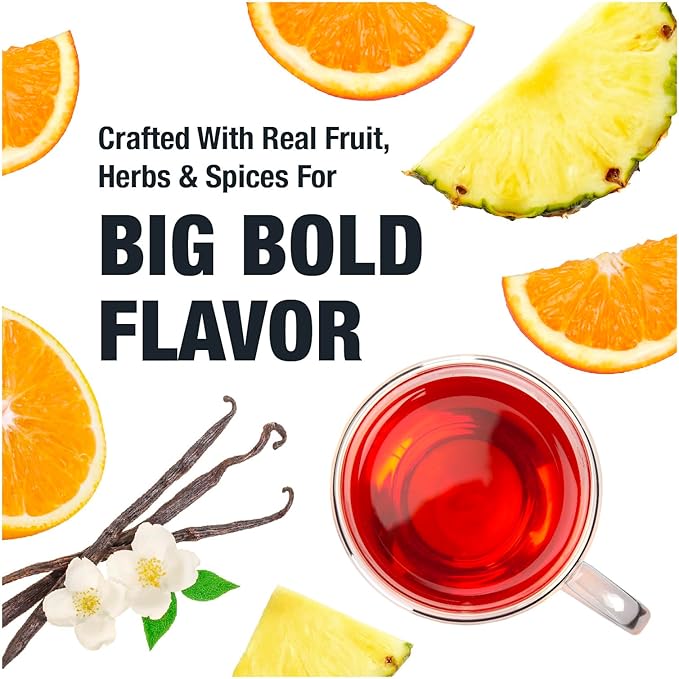 Tiesta Tea - Orange Dream Float Tea Loose Leaf Orange Cream Herbal Tea Premium Caffeine-Free Tea Blend Make Hot or Iced &amp Up to 200 Cups 16 oz Resealable Bulk Pouch