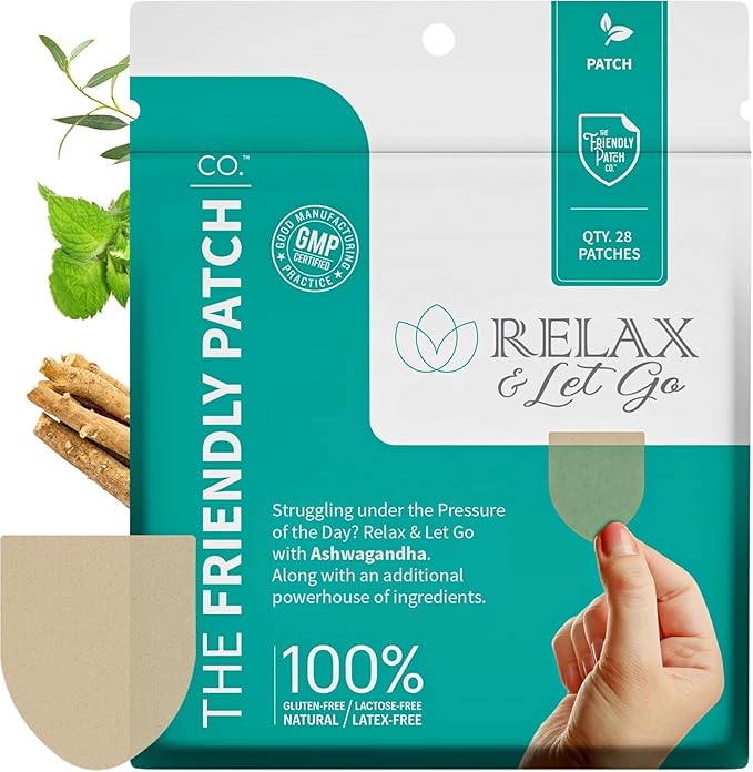 84 Days of Sleep Patches Sleep aid + Relax&ampLet Go Patch Calming Mood Patches Boost Energy Patches Ashwagandha melatonin GABA Wellness Patches Travel Essentials Plant Powered Health Supplemen