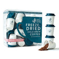 COZY INDIGO COFFEE - BEATS Cold Brew Light Medium Roast Instant Freeze Dried Specialty Coffee 24 Capsules 100% Arabica Beans Dissolves Instantly Enjoy Cold or Hot Perfect for Travel and On The Go