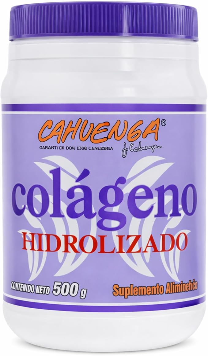 CAHUENGA Hydrolyzed Collagen Powder 500g - Unflavored Protein for Hair Skin Nails &amp Joints – Keto &amp Gluten-Free - Colageno Hidrolizado (Hydrolyzed Collagen) 500g