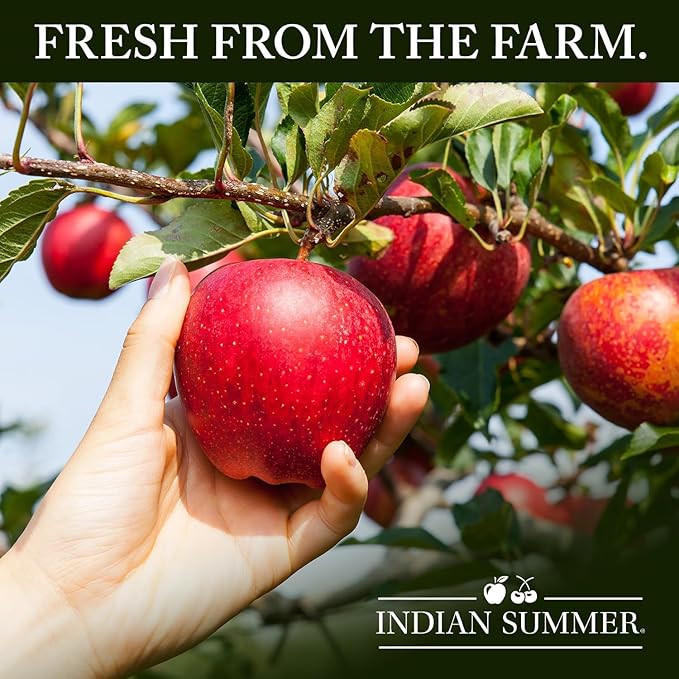 Indian Summer Premium Tart Cherry Juice Made with Montmerency Cherries 2 Simple Ingredients Handpicked Fruit since 1973 (32oz Pack of 2)