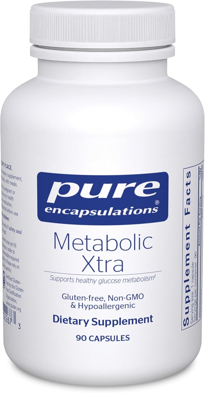 Pure Encapsulations Metabolic Xtra | Supplement to Support Carbohydrate Metabolism and Homeostasis* | 90 Capsules