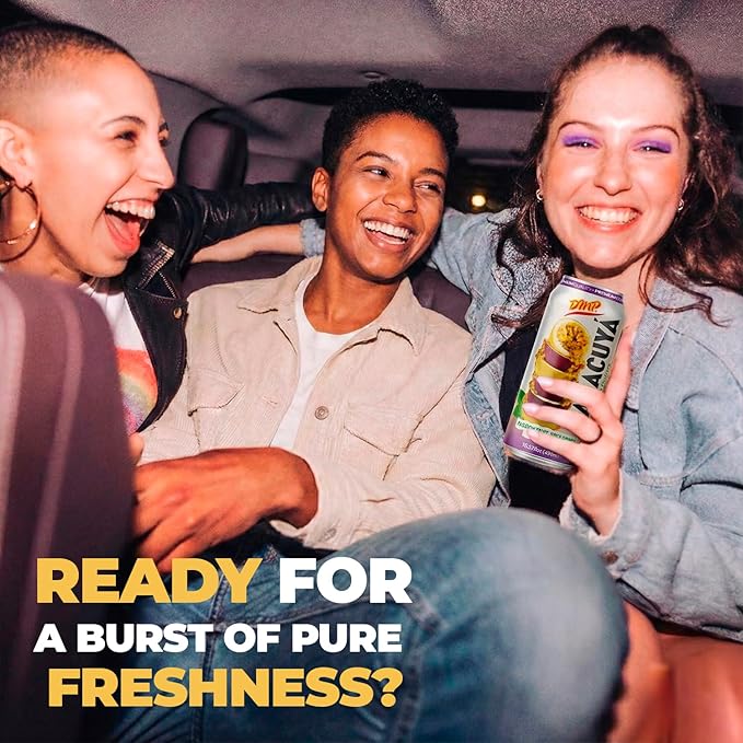 De Mi Pais Passion Fruit-maracuya Juice with Pulp Premium Quality Refreshing Fruit Beverage Canned Juice Perfect for Tropical Drinks Organic Experience Size 16.57 Fl Oz 12-Pack