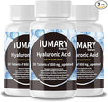 Hyaluronic Acid Supplements 850mg High Bioavailable Dietary Hyaluronic Acid - Advanced Joint Support with Hydrolyzed Collagen Turmeric Glu-cosamine MSM Vitamin C – 30 Tablets（Pack of 3）