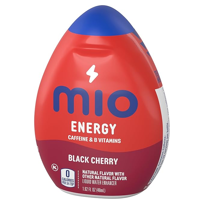 Mio Energy Liquid Water Enhancer Black Cherry 1.62 OZ 5-Pack