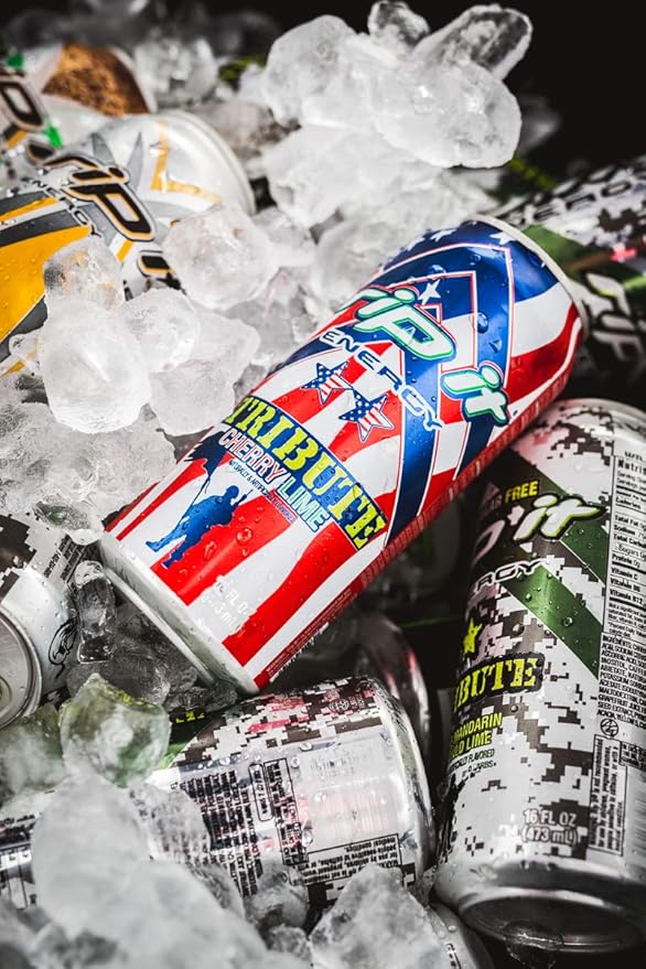 Rip It Energy Drinks Tribute Editions (Tribute Cherry Lime 6 Cans)