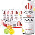 UPTIME Energy Drink Original Citrus Sparkling 12 Pack Vitamin C L Theanine Calcium Sugar Free Energy Drinks for Focus Support 142mg of Natural Caffeine 5 Calories Clean Natural 12 fl oz Can