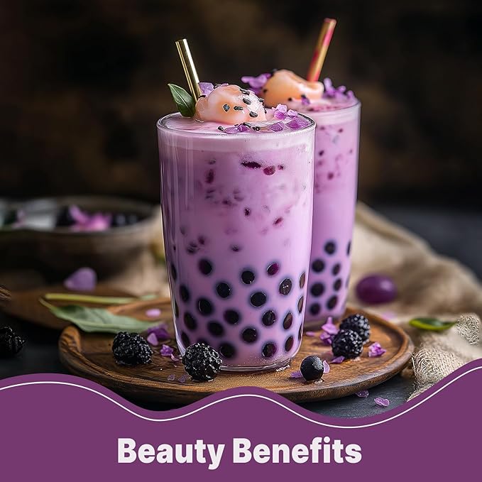UNLEASH'D ORGANIC Organic Purple Potato Powder 16 oz – 100% Pure Natural Superfood Rich in Antioxidants &amp Plant Nutrients