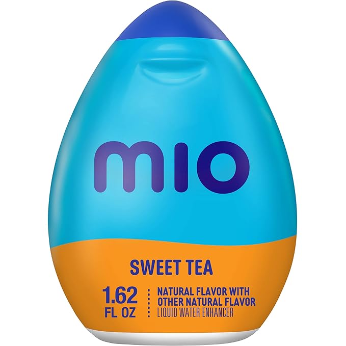 Mio Water Enhancement Variety Pack Includes 3 Orange Tangerine and 3 Sweet Tea 1.62 Fl Oz each (Pack of 6)