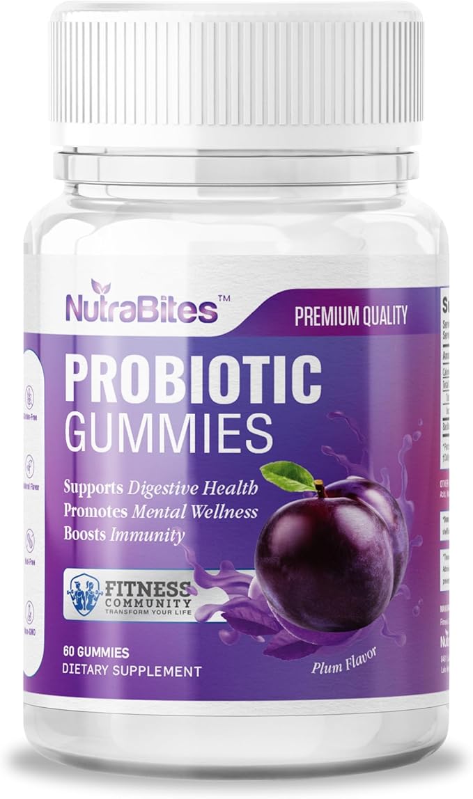 Digestive Health Wellness Pack - Probiotic Apple Cider Vinegar Super Greens and Black Seed Oil Gummies - Supports Digestion Gut Health &amp Metabolism - 4-Pack for Daily Comfort