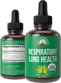 USDA Organic Lung Detox for Smokers and Non Smokers with 6 Top Ingredients. Mullein Leaf Marshmallow Root Calendula. Lungs Cleanse for Better Respiratory Health. Liquid Drops Tincture Supplement