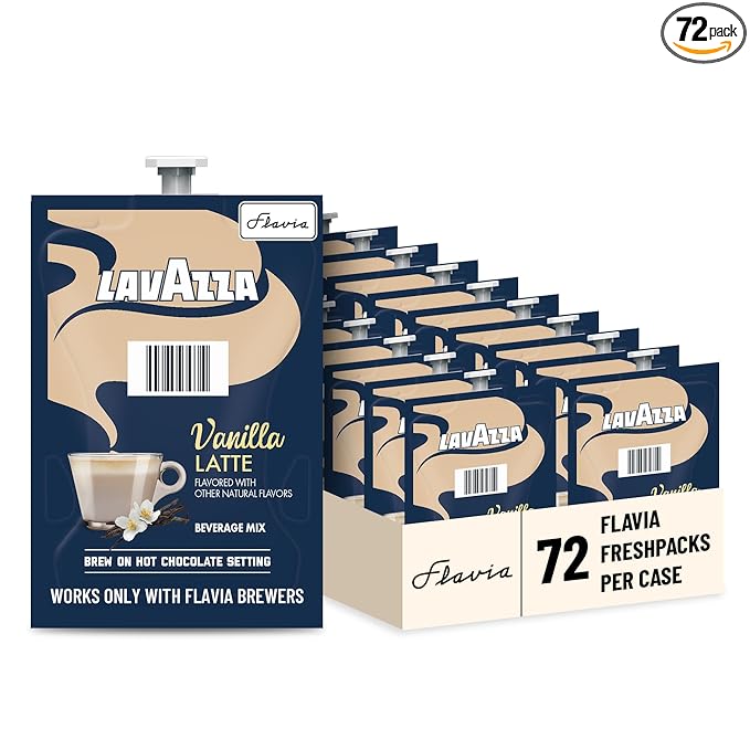 Flavia Lavazza Vanilla Latte Freshpacks works only with Flavia Brewers (Case of 72)