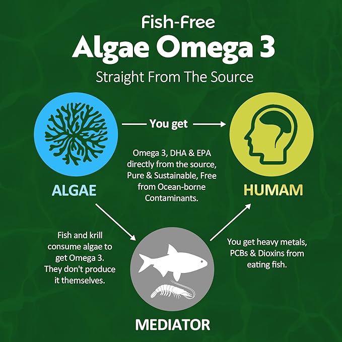 Vegan Omega 3 Gummies 1 Pack+ GABA Gummies Sugar Free 2 Pack