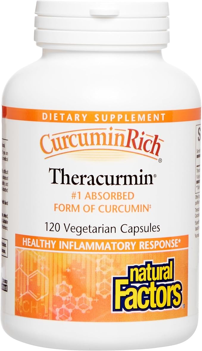Natural Factors CurcuminRich Theracurmin 30 mg Formulated for Superior Absorption 120 Count (Pack of 1)