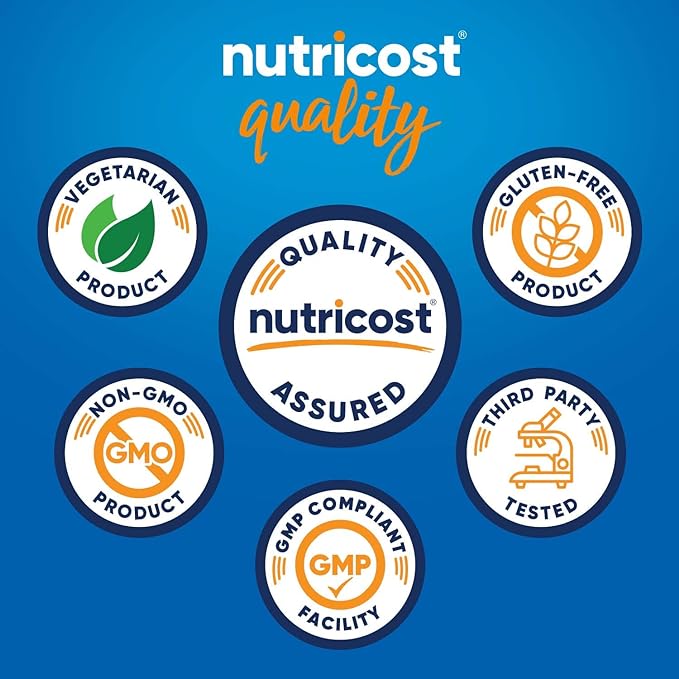 Nutricost Alpha GPC 600mg 120 Vegetarian Capsules - Non-GMO and Gluten Free 300mg Per Capsule
